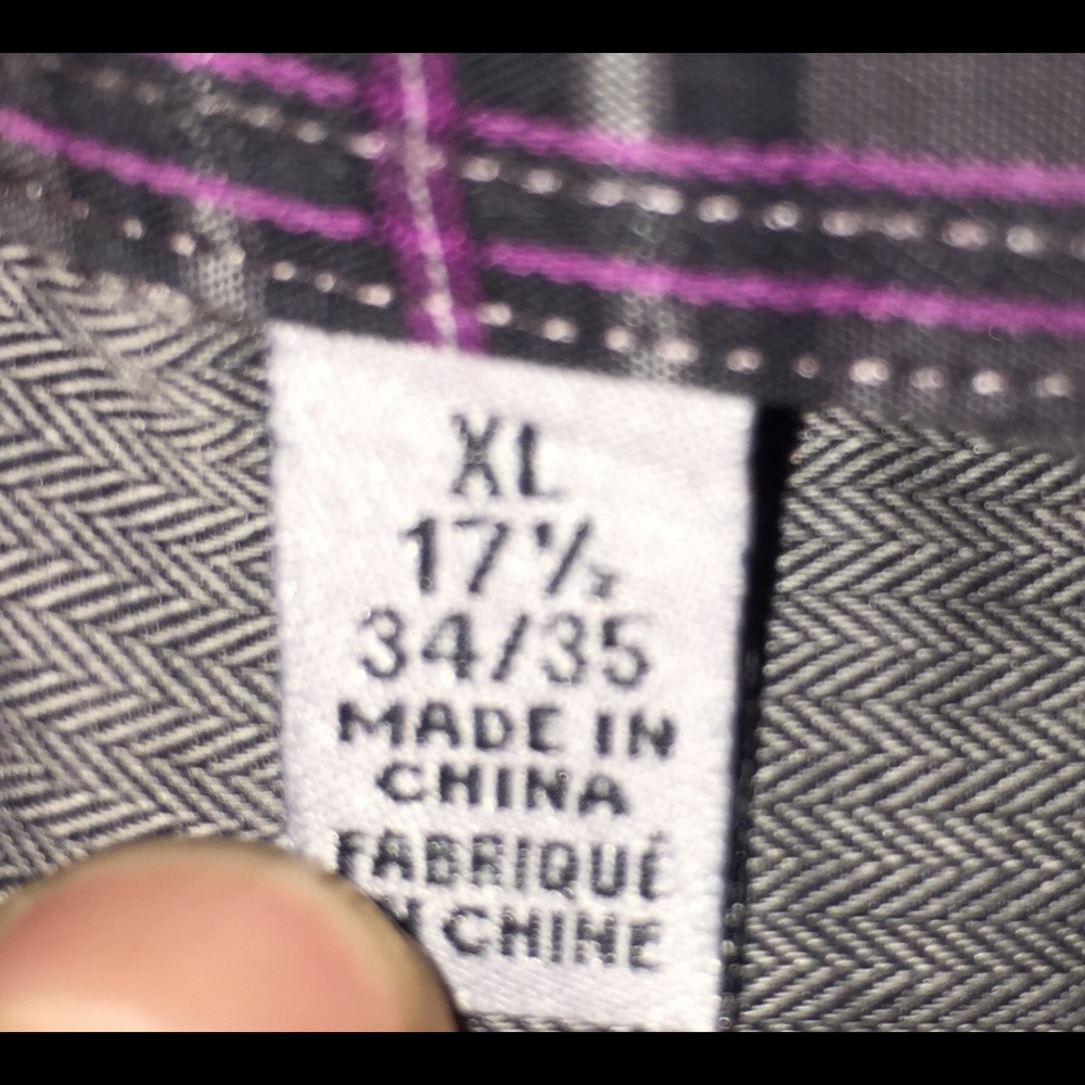 Andrew Marc Plaid Button Up - Picture 4 of 5